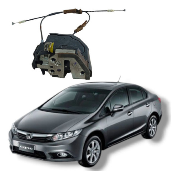 Fechadura Elétrica Traseira Esquerda Honda Civic Lxs 2012 16