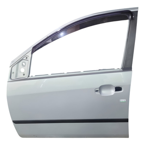 Porta Dianteira Esquerda Ford Fiesta Sedan 1.6 8v Flex 2006 Dianteira Esquerda Prateado