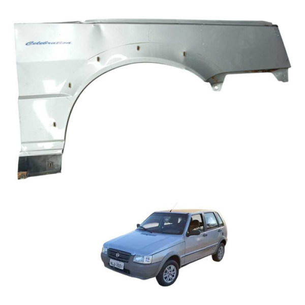  Paralama Direito Fiat Uno Mille Way  2012 Com Detalhes 