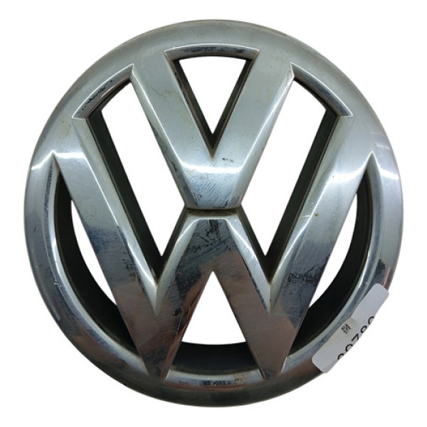 Emblema Grade Dianteira Vw Fox Crossfox Spacefox 2005 2018 Cinza