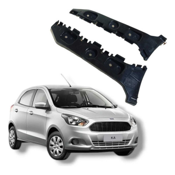 Par Guia Parachoque Traseiro Ford Ka 1.0 2017
