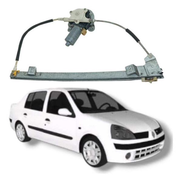 Máquina Vidro Dianteiro Direito Renault Clio Megane 2004