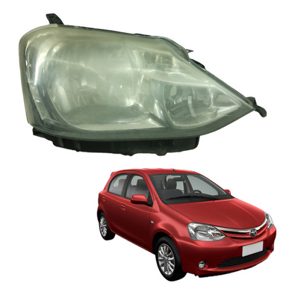 Farol Direito Toyota Etios 2012  2020 Direito/passageiro