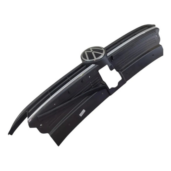 Grade Completa Volkswagen Virtus Polo Dianteira 2017 2020 Preto E Cromado