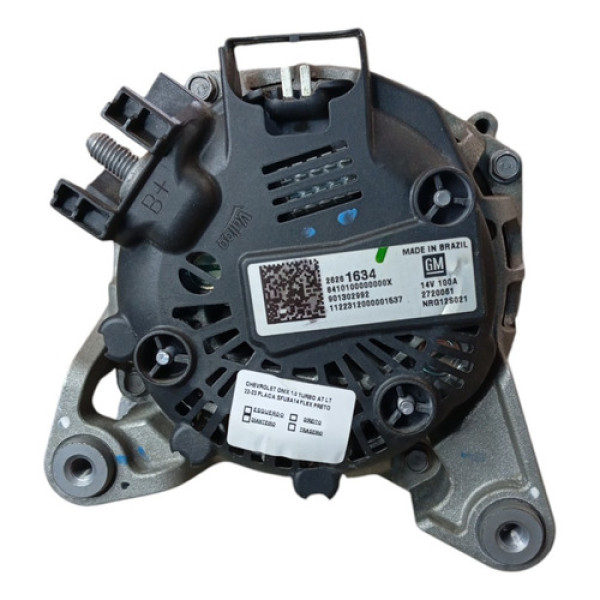 Alternador 1.0 Turbo Plus Gm Onix 2020 A 2023