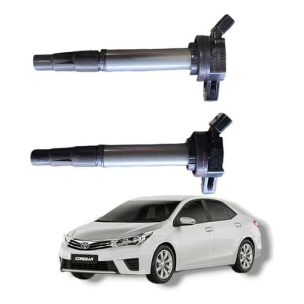 Par Bobina Igniçao 2.0 1.8 16v Flex Toyota Corolla 2016