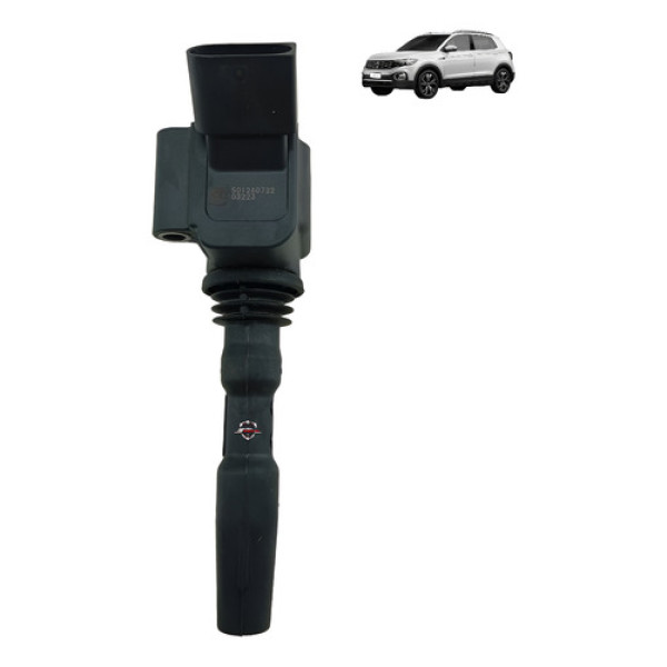 Bobina Ignição Volkswagen 1.4 Flex Automático T-cross 2023