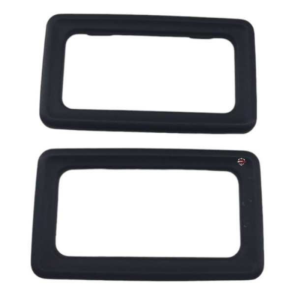 Par Acabamento Maçaneta Interna Fiat Uno Mille Fire 1.0 2007 Preto Dianteira