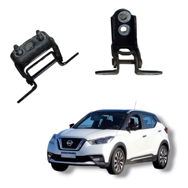 Par Dobradiça Porta Traseira Esquerda Nissan Kicks 2016 2020