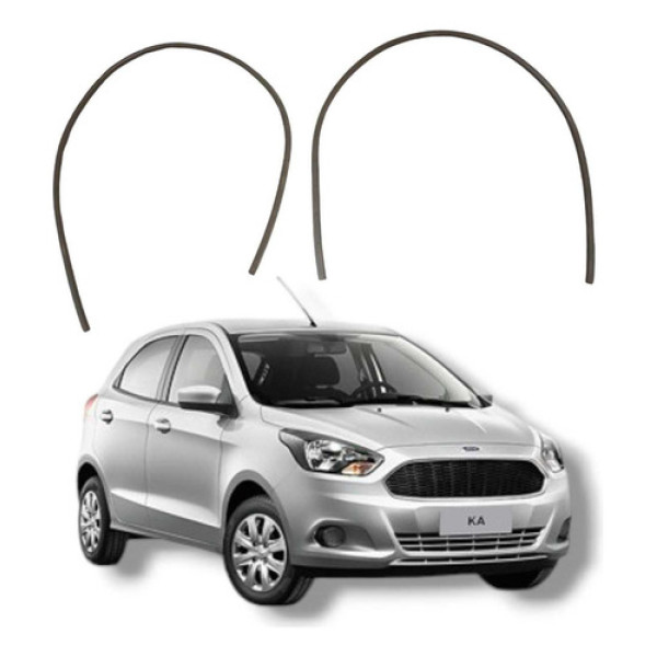 Par Borracha Vedação Dianteira Ford Ka 2017