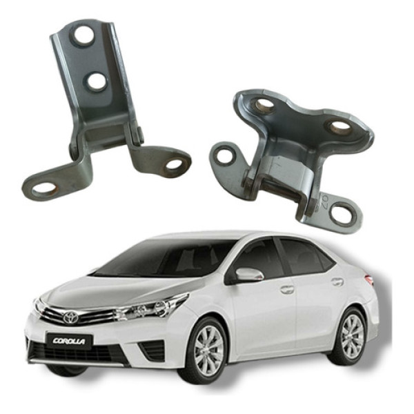 Par Dobradiças Porta Traseira Direita Toyota Corolla 2016