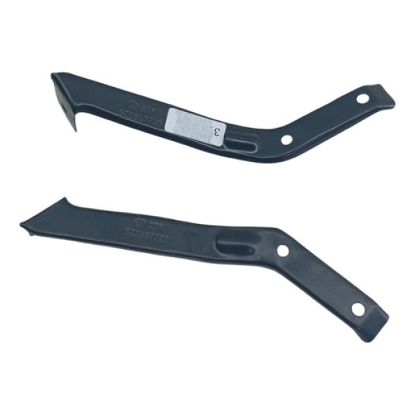 Par Suporte Ferro Bagagito Vw Fox Crossfox 2007 2020 Preto