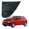 Forro Porta Traseiro Direito Chevrolet Onix Prisma 2013 2020 Preto