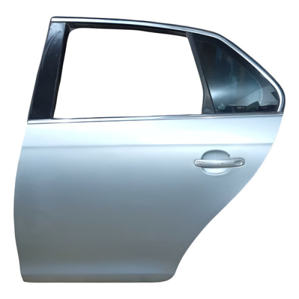 Porta Traseira Le Vw Jetta 2008 Traseira Esquerdo Prata