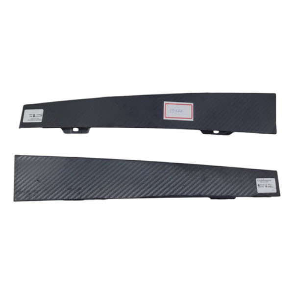 Par Moldura Coluna Porta Traseira Vw Polo Sedan 2008 2013