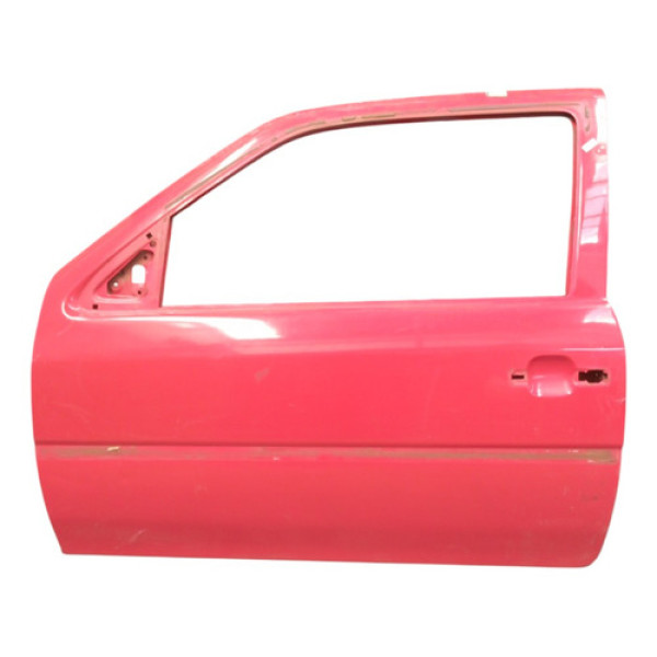 Porta Esquerda Vw Gol 2p 1999 Dianteira Esquerda Vermelho