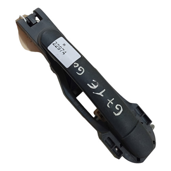 Maçaneta Externa Traseira Esquerda Vw Gol Fox Saveiro 08 17 Preto Traseira