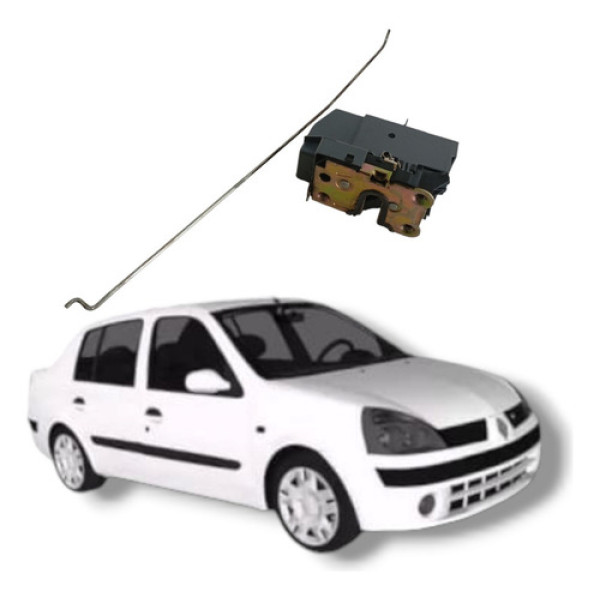 Fechadura Porta Traseira Direita Renault Clio Megane 2004