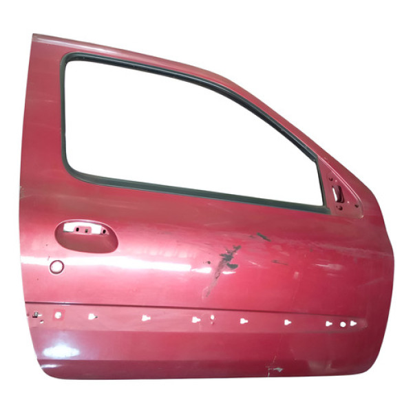 Porta Dianteiro Lado Direito Renault Clio 1.0 2003 Dianteira Direito Vermelho