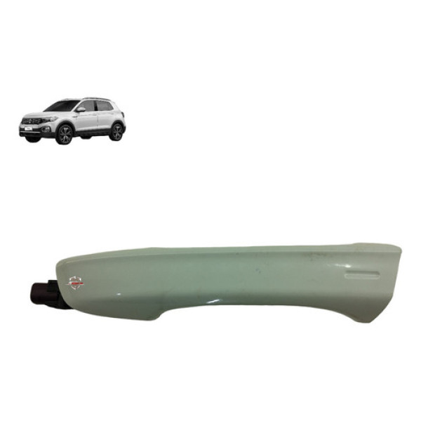 Maçaneta Externa Dianteira Esquerda Volkswagen T-cross 2023 Branco Dianteira