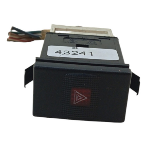 Botao Pisca Alerta Emergencia Vw Quantum Santana 1998 A 2006 Preto