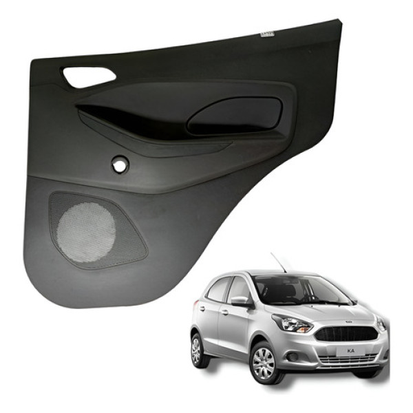 Forro Porta Traseira Direita Ford Ka 2017 Prateado