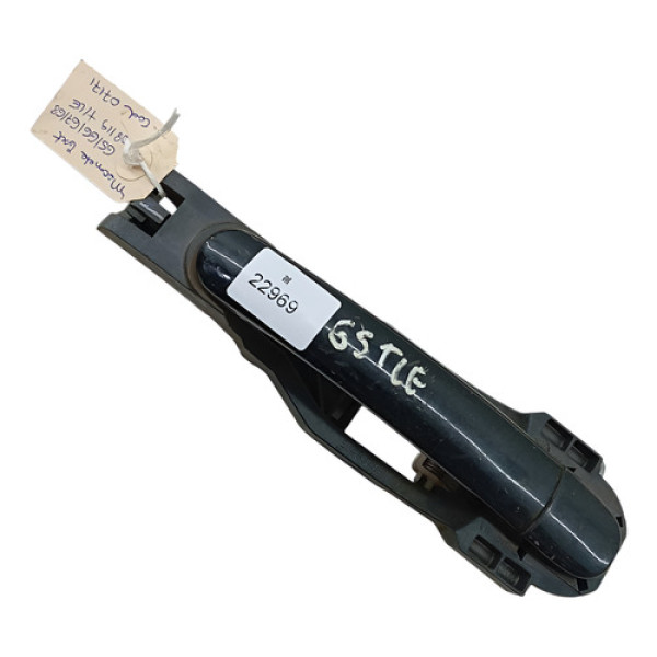 Maçaneta Externa Traseira Esquerda Vw Gol Fox Saveiro 08 13 Preto Traseira