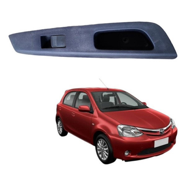 Botão Vidro Traseiro Comando Direito Toyota Etios 2009 2017