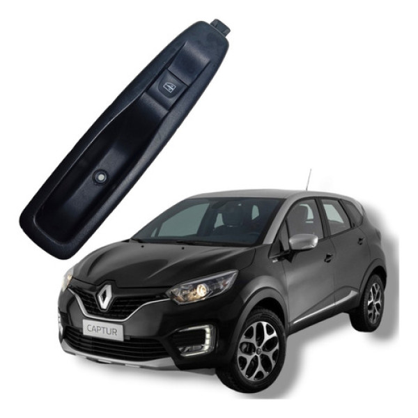 Comando Vidro Elétrico Traseiro Direito Captur 2018 A 2021
