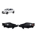 Par Soleira Acabamento Traseiro Chevrolet Onix 2014 Preto