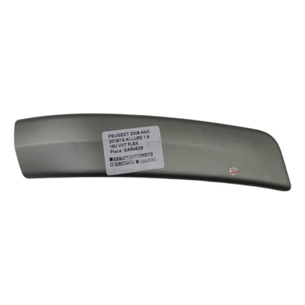 Acabamento Puxador Porta Traseira Esquerda Peugeot 2008 2018 Traseira