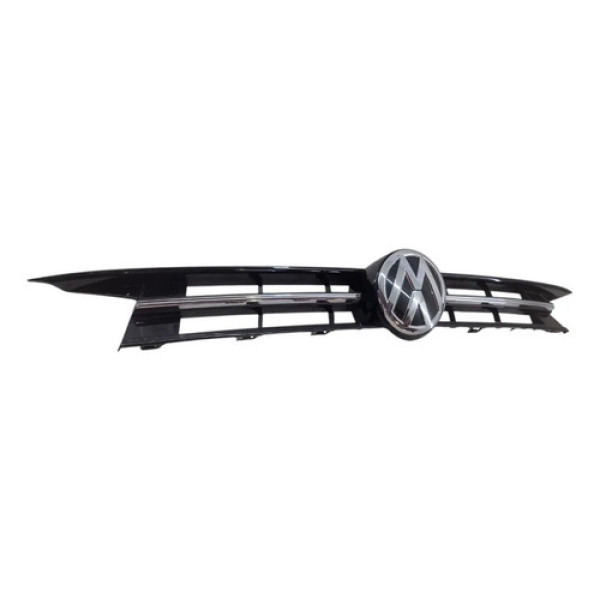 Grade Dianteira Radiador Volkswagen Virtus 2018 2022 Preto E Cromado