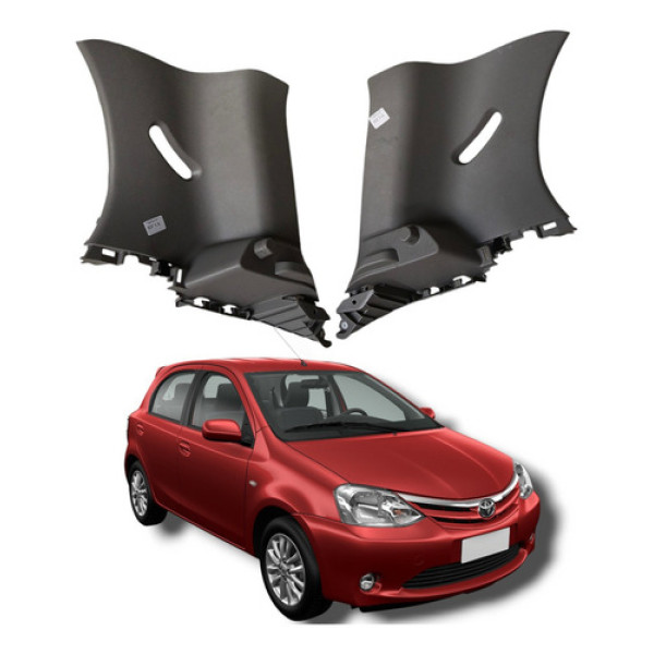 Par Suporte Bagagito Toyota Etios 2012 A 2020