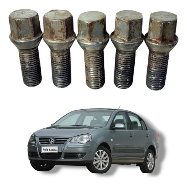 Jogo Parafuso Roda Volks. Polo Comfortline 2008 2013