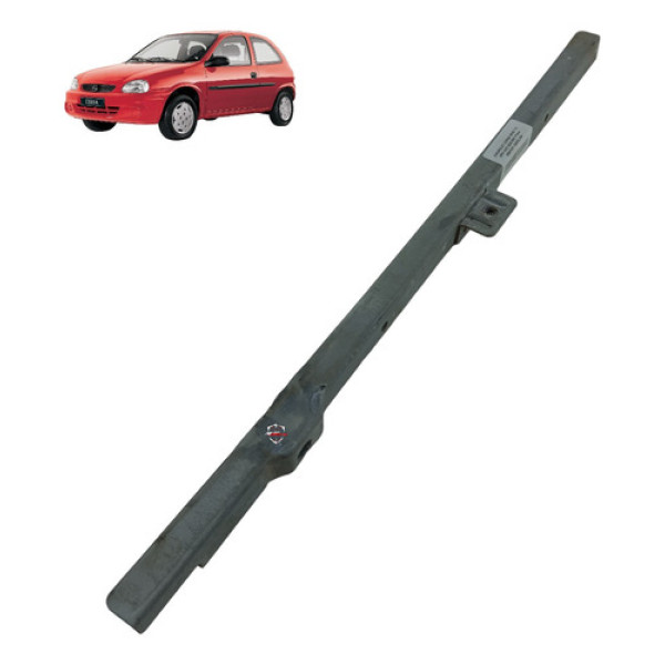 Guia Vidro Porta Traseira Esquerda Chevrolet Corsa Wind 2001 Cinza