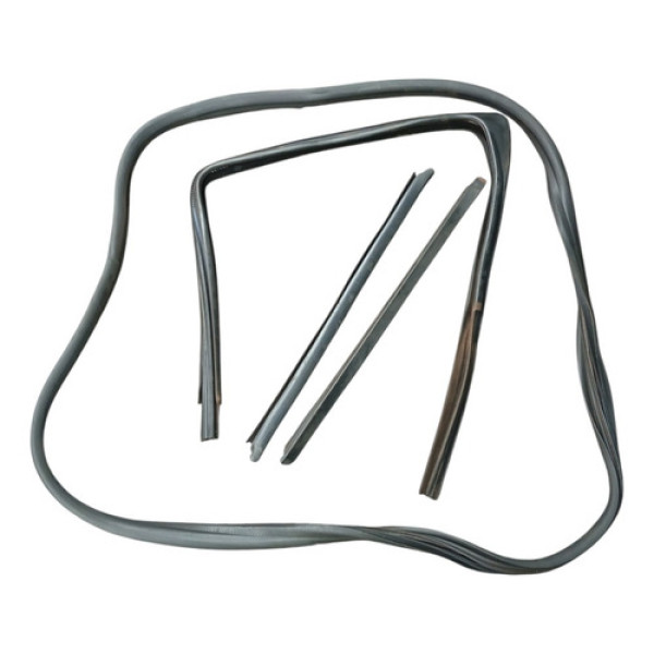 Borracha Pestana Traseira Esquerda Renault Duster Oroch 2016 Preto