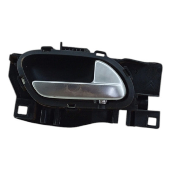 Macaneta Interna Dianteira Direita Peugeot 2008 2017 2022 Preto Dianteira