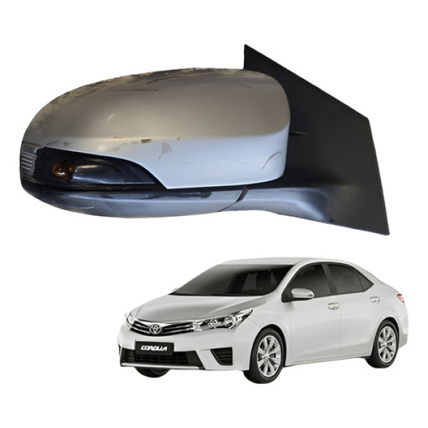 Retrovisor Elétrico Direito Com Pisca Toyota Corolla 2016