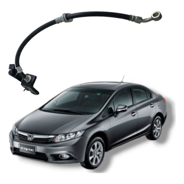 Flexível Freio Traseiro Direito Honda Civic Lxs 1.8 2012 16