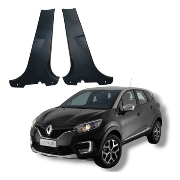 Par Acabamento Coluna Central Renault Captur 2018 A 2021