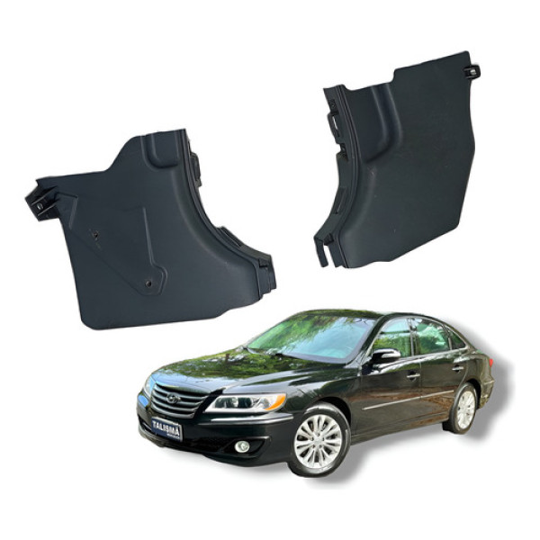 Par Acabamento Dianteiro Inferior Coluna Hyundai Azera 09 11