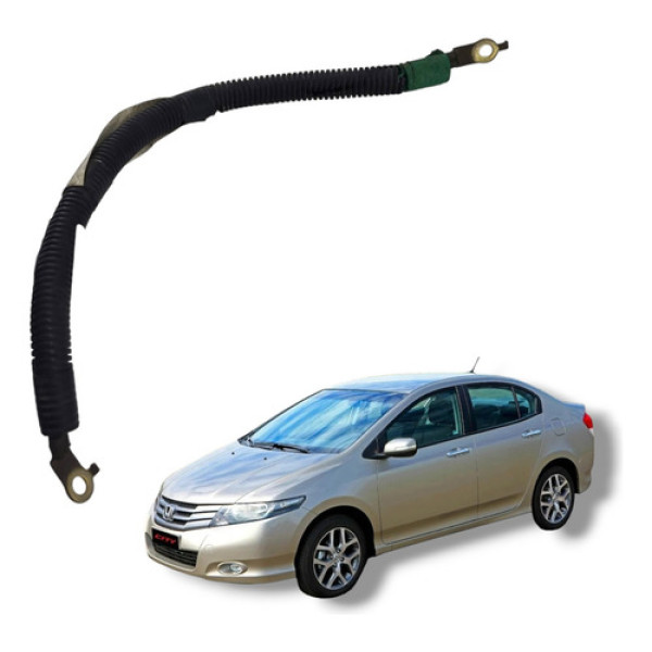 Cabo Terra Negativo Honda City 2009 A 2013 Preto