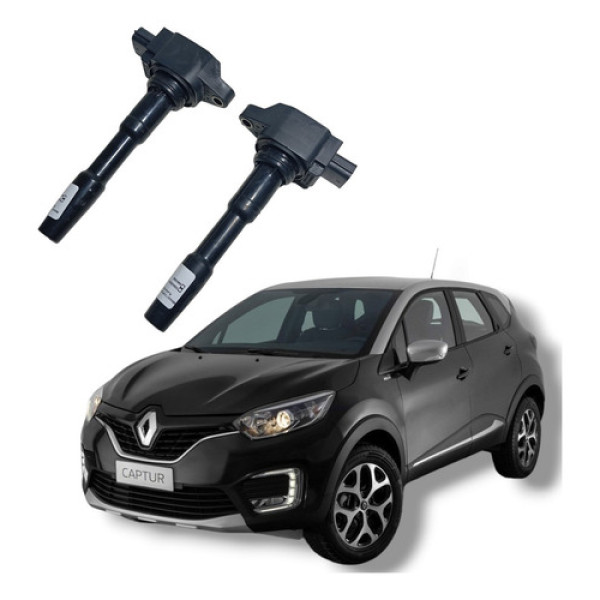 Par Bobina Ignição Renault Captur 1.6 2018 A 2021