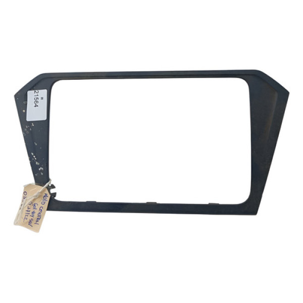  Moldura Radio Painel Central Volks. Gol Saveiro 2008 2012 Verde-escuro