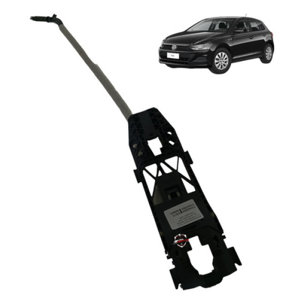 Suporte Maçaneta Externa Traseira Direita Volks. Polo 2019 Preto Traseira