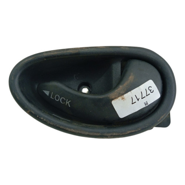 Maçaneta Interna Porta Traseira Direita Fiat Siena 2007 Preto Traseira