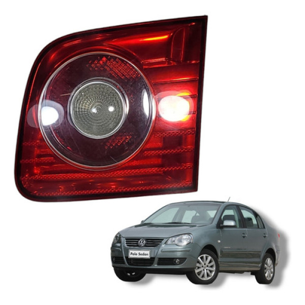 Lanterna Tampa Traseira Direita Vw Polo Comfortline 2008 13