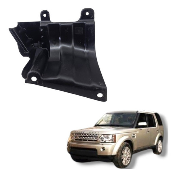 Protetor Motor Radiador Lado Direito Discovery 4 2009 A 2013 Preto
