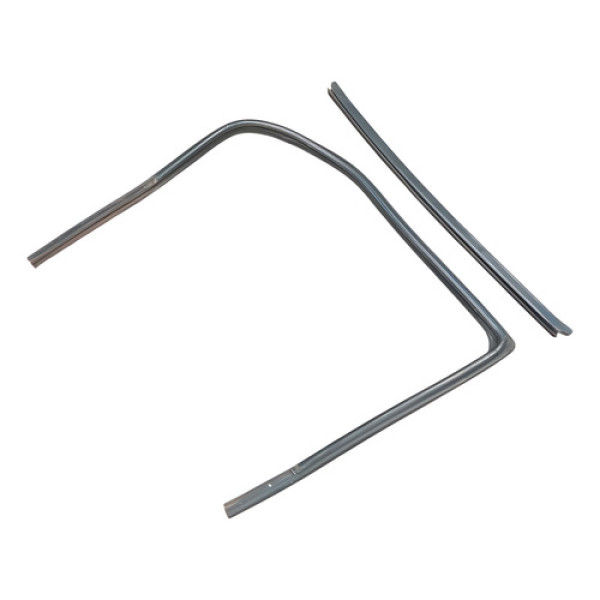 Kit Borracha Pestana Porta Diant Ld Renault Logan 2011 Preto