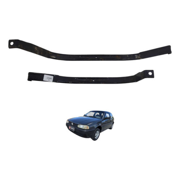 Par Cinta Tanque Combustivel Vw Gol G2 G3 G4 2002 377201651 Preto